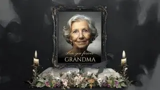 Free Memorial Funeral Memory Photo Collage Family Slideshow Video Template (Customizable)-FlexClip