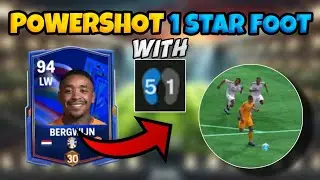 i score PowerShot Goal With 1 star Weak Foot | FC MOBILE