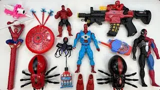 Spider-Man Doll Series Unboxing,Marvel Hero Toy Set,Spider-Man Toy Chariot,Marvel Doll Toy gun 