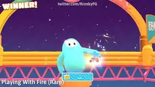 Playing with Fire celebration Fall Guys Season 1 FFA