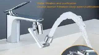 Faucet Extender with Filter, 3D Swivel Sink Aerator Review, Metal and Sturdy