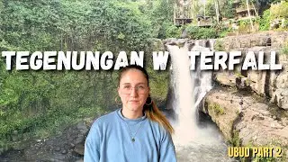 The famous Tegenungan waterfall in Bali.