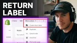How to Create Return Label in Shopify (2026) | Admin Method