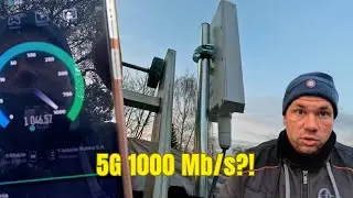 5G ponad 1000 Mb/s w domu jednorodzinnym | Montaż anteny 5G J&oacute;zef&oacute;w