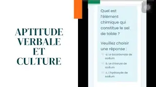 Correction du sujet de culture générale ENA-CI cours de préparation ( cycle moyen )
