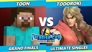 Paradise City 2025 GRAND FINALS - Toon (Steve) Vs. Todoroki (Ken) Smash Ultimate - SSBU