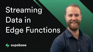 Потоковая передача данных в функциях Edge