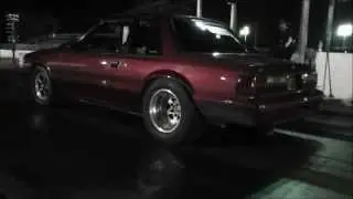 David Hill's NA 5 Speed Mustang @ Lakeland Dragstrip's 