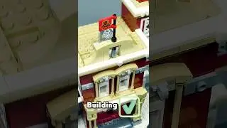 🎅 How to Build 【FAKE】LEGO CITY Fire Station?  LEPIN Set Street Buildings Review 乐高 ЛЕГО 레고 レゴ लेगो