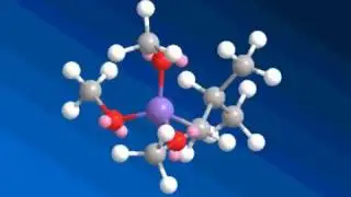 Vibrating atoms in a molecule