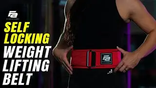 Fit Active Sports Self Locking Weight Lifting Belt for Gym Workouts Olympic Lifting Cross Training