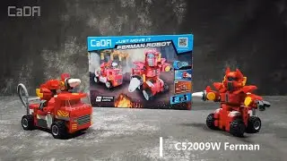 CaDA Bricks C52009W Ferman Robot 2in1 Series