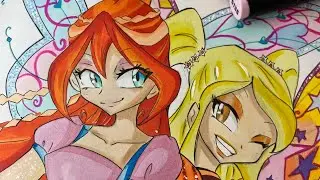 Drawing Bloom & Stella | Winx