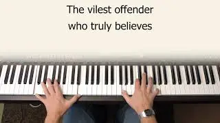 03  To God Be the Glory   piano instrumental hymn with lyrics480p 1