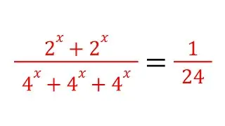 A Quick And Easy Exponential Equation