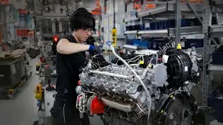 Сборка двигателя Mercedes AMG