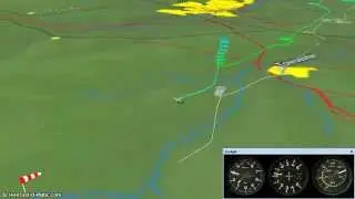300km CrossCountry Glider Flight By LSUGC