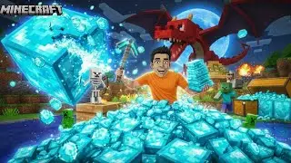 Finally I Found DIAMONDS in Minecraft 🤯💎 ( parts) @noobmastervideos 