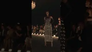 Rejoice chuol walking for Schiaparelli Fall-winter 2024/25 Couture show