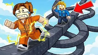 ROBLOX CHOP AND FROSTY ESCAPE THE PRISON +1 SPEED ESCAPE