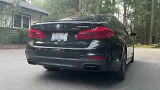 2018 BMW M550i Stock Exhaust Sound