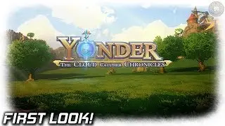Yonder Open World Crafting Game | Farm House and Bridge Build | EP2 | Yonder Gameplay