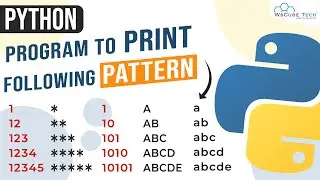 Python Program to Print Floyd's Triangle | Printing Patterns in Python | Pattern Printing in Python