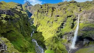 Malaglj&uacute;fur Canyon - INSANE Drone 4K - ICELAND