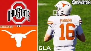 Texas vs. Ohio State Simulation | CFB 26 PS5 Gameplay