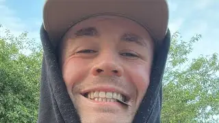 Singing a few Irish songs in the garden