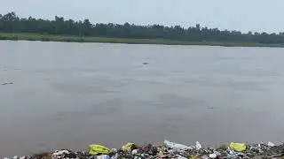 😳Ramganga मुरादाबाद nadi ka पानी 💧 bdta hu 😢