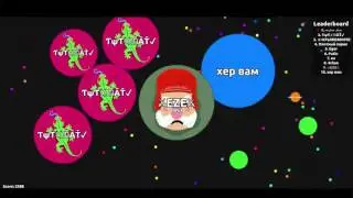 Agar.io  6K MASS FAKE TEAM TROLLING TEAM MATE!!!!!