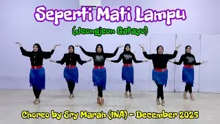 Seperti Mati Lampu Line Dance - Choreo @SryMarahH - by Melody Line Dance Gombong 