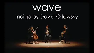 wave I Indigo by David Orlowsky