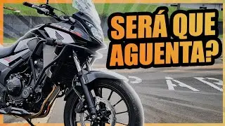 A HONDA CB500X AGUENTA A PANCADA OU NÃO VALE NADA? *TESTE COMPLETO*