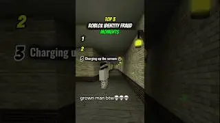 watch till the end top 3 Roblox identity fraud moments #roblox #shorts