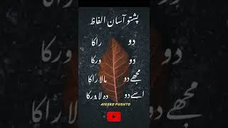 pashto words meaning learn with us in easy way