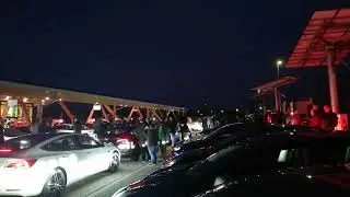 Tesla Lightshow Flashmob in Hilden am Seed & Greet. 2