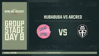 CS2 | HubaBuba vs ARCRED | Winline Insight S8: Group Stage | Day 8 | BO3