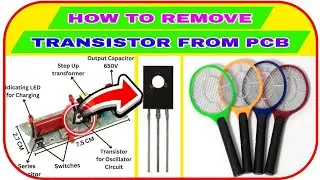 How to Remove Transistor from PCB Board with Soldering Iron ✔️ || Very Easy Transistor Desoldering 🆕