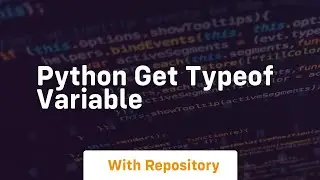 python get typeof variable