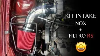 KIT INTAKE NOX + FILTRO RS - ASTRA 140CV - COLETOR DE PL&Aacute;STICO