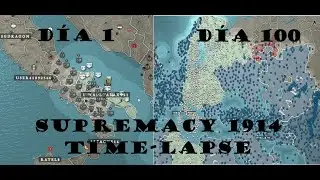 Supremacy 1914 | TIME-LAPSE Partida 500 jugadores (Apulia)