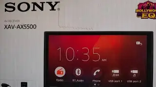 Sony XAV AX5500 Owner Review, car infotainment system. Apple car play and Android auto and weblink.