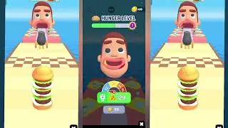 Berger master cooking game , birthday cake pizza berger,