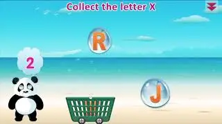 Learn alphabet letters-Panda Preschool Words app