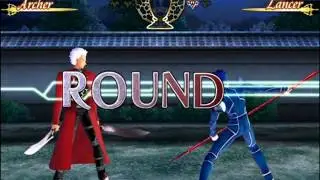 Fate Unlimited Codes: Archer vs Lancer (60fps) - [ZR]