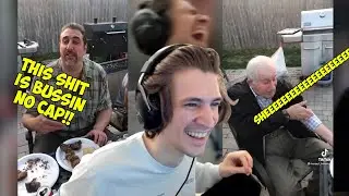 xQc Reacts To  The Longest Sheesh By Grand Dad