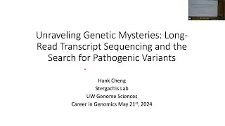 Hank Cheng | Human Biology talk 3 | Careers in Genomics Symposium 2024