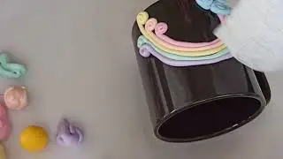 Polimer Kil İle  Kupa Süsleme - Polymer Clay Mug Decoration Tutorial